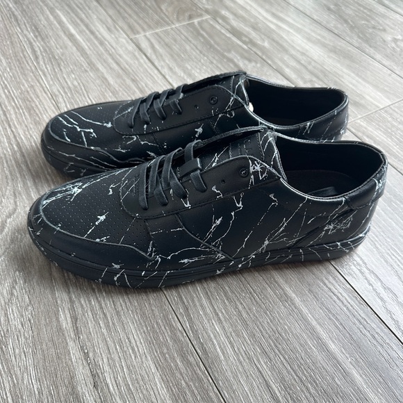 Brand New Never Worn Clae Gregory Black Marble Sneakers - Picture 6 of 6